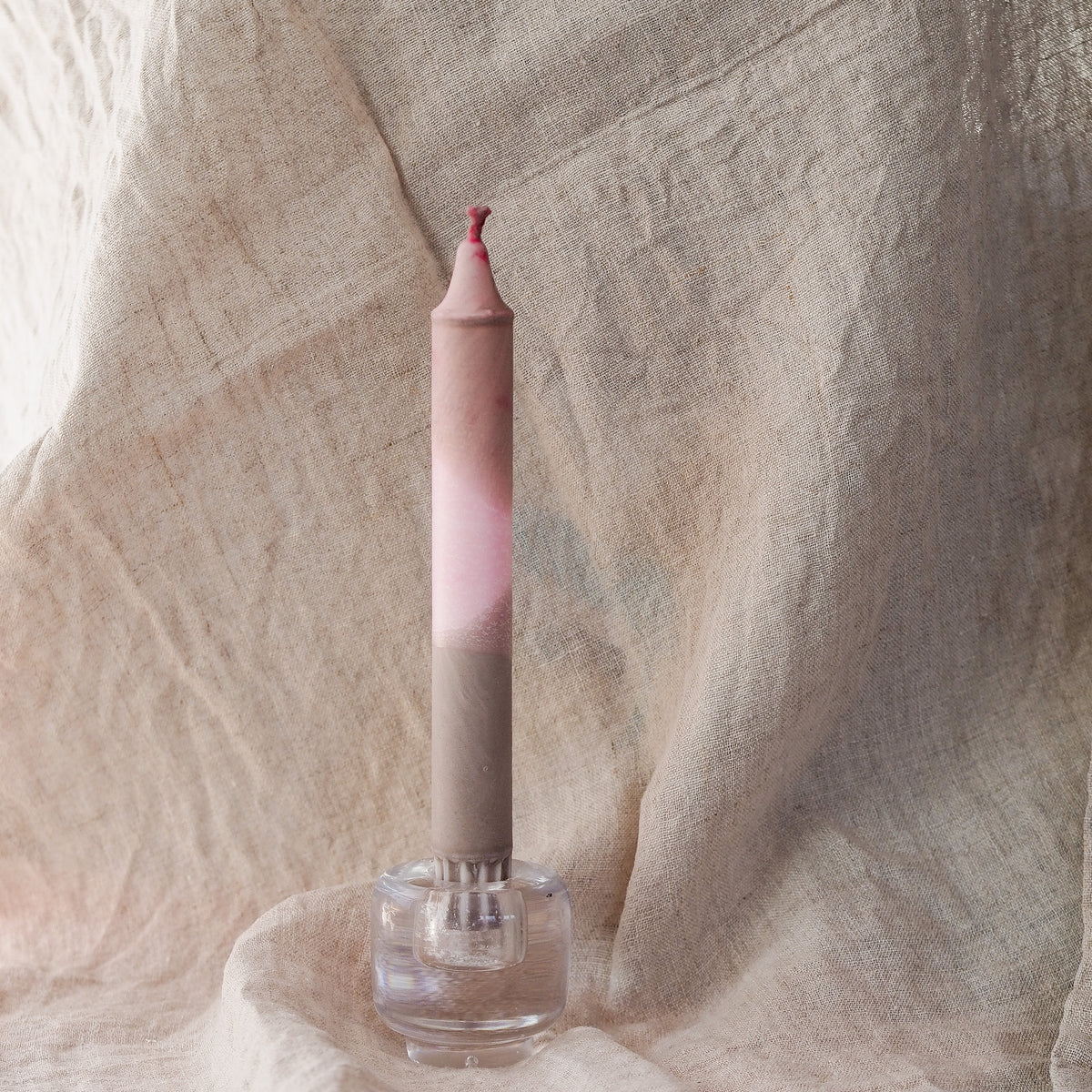 Rosa & beige m/marmorering